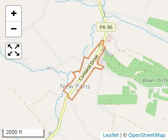 Area schools map